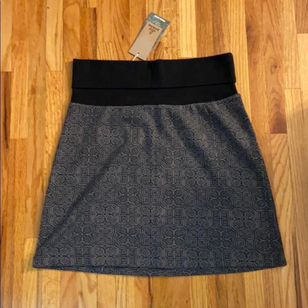 NWT Prana Black Roma Skirt, Size Small
